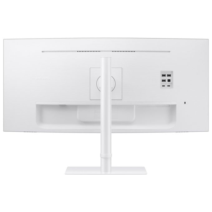 Samsung LS34C650TAUXEN ViewFinity S65TC Monitor PC 34'' WQHD 3440x1440 VA Curvo 1000R 100Hz 5ms 2x Thunderbolt4 HDMI DP colore Bianco