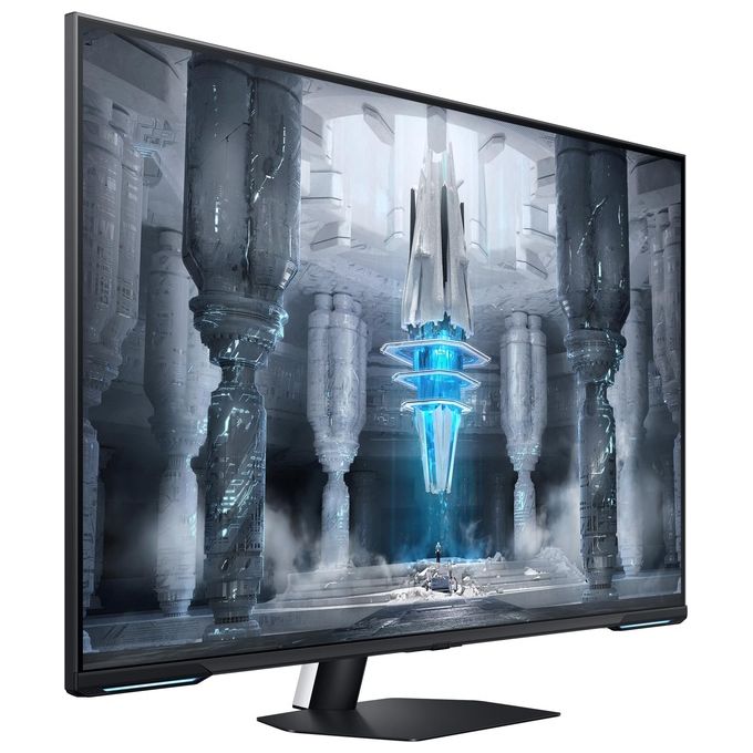 Samsung LS43CG700NUXEN Odyssey Neo G7 Monitor Gaming 43'' UHD 4K VA 144Hz 1ms HDR10+ FreeSync Premium Pro Smart TV WiFi Bluetooth colore Bianco
