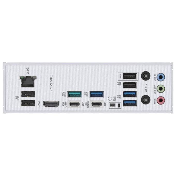 Asus 90MB1IS0-M0EAY0 Prime X870-P Scheda Madre ATX Socket AM5 Chipset X870 DDR5 192GB Wi-Fi 7 Bluetooth 5.4 USB4 colore Nero