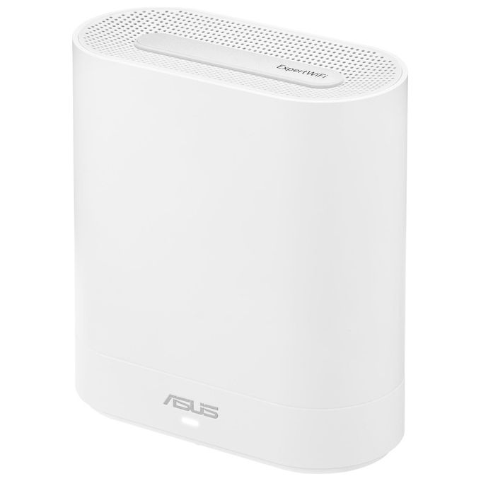 Asus 90IG07V0-MO3A40 ExpertWiFi EBM68 Access Point Mesh Tri-Band WiFi 6 AX7800 2.5 Gbps 5 SSID VLAN Confezione da 2 colore Bianco