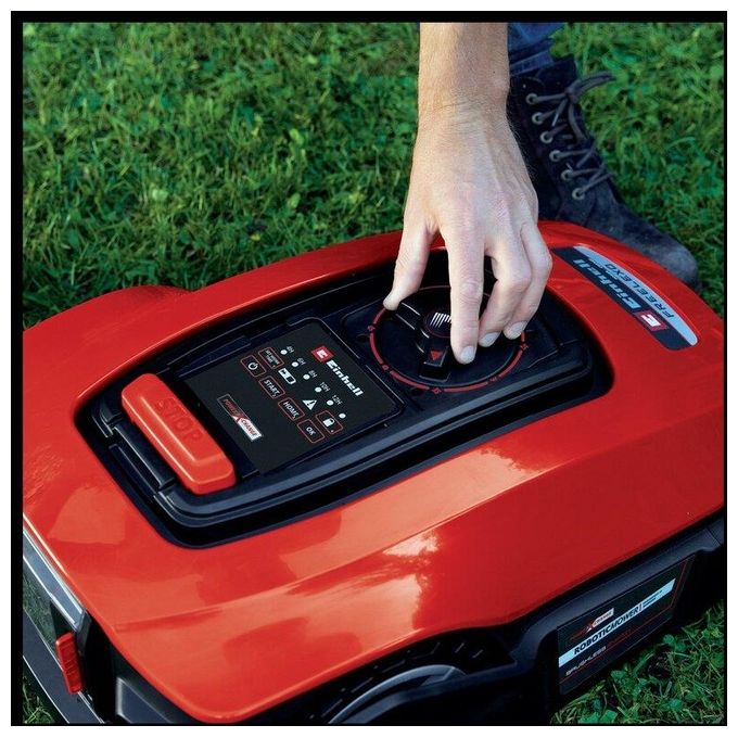 Einhell 3413944 FREELEXO Robot tosaerba 18 V Power X-Change fino a 450 m² Bluetooth App Multizona senza batteria colore Rosso