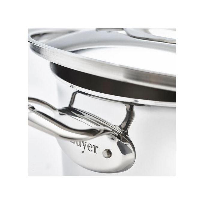 De Buyer Affinity Pentola per Arrosti Inox con Coperchio 28cm
