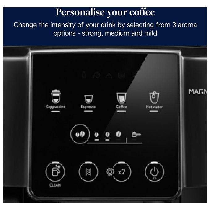De'Longhi ECAM220.60.B Magnifica Start Macchina da caffe' Automatica 1,8 L 15 bar 1450 W 4 bevande one touch Cappuccinatore colore Nero