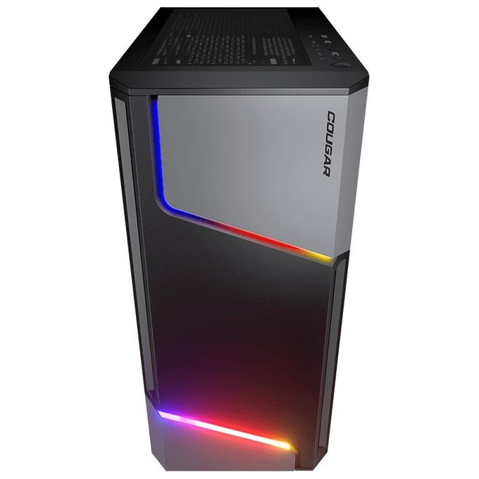 Cougar MX360 RGB Case Midi Tower ATX Vetro Temperato ARGB Radiatore 360 mm 7 Slot colore Nero