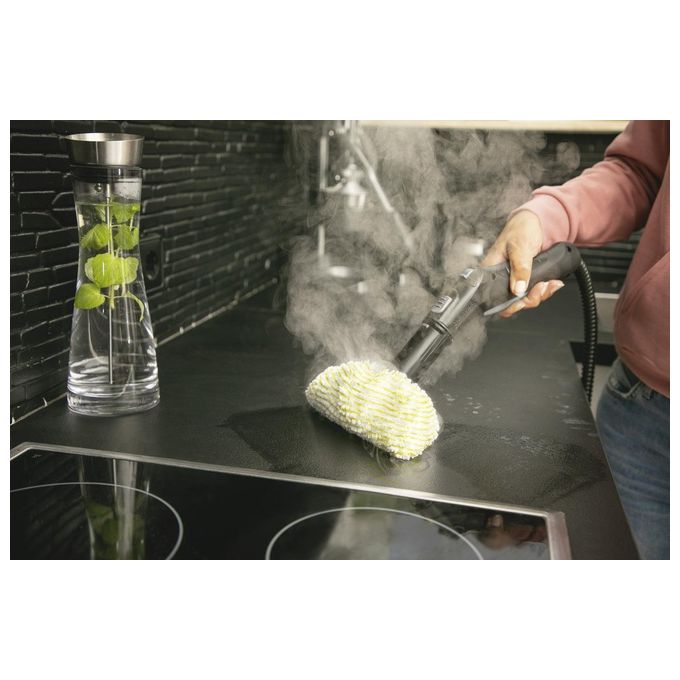 KÄRCHER 1.512-630.0 SC 4 EasyFix Pulitore a Vapore 2000 W 0.8 L Serbatoio Estraibile 100 m² 4 min Riscaldamento colore Nero