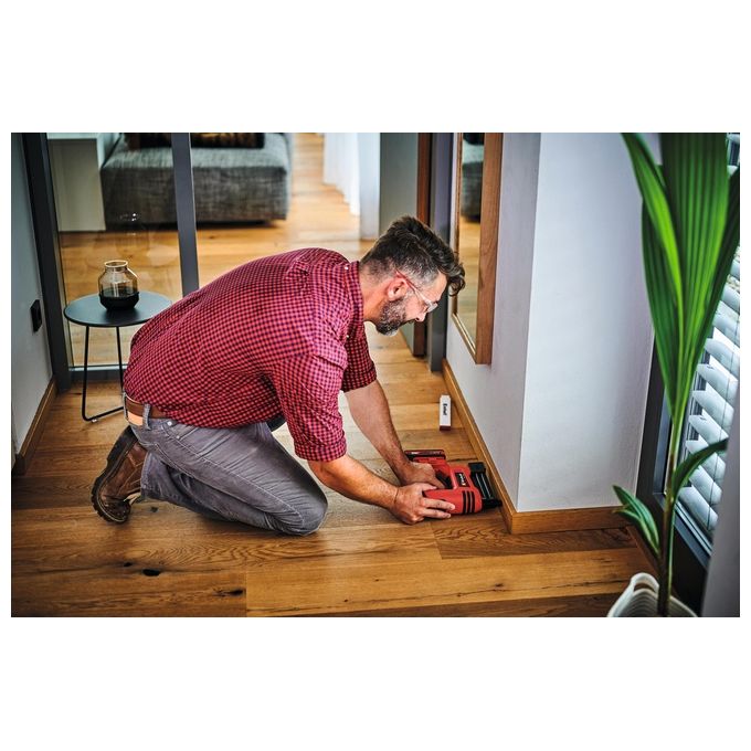 Einhell 4257790 TE-CN 18 Li - Solo Chiodatrice e Graffettatrice a Batteria 18 V Capacita' 300 pz Velocita' 20 colpi-min colore Nero Rosso