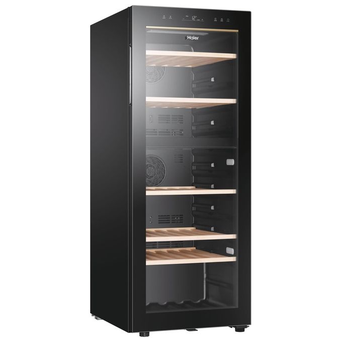 Haier HWS79GDG Wine Bank 50 Serie 5 Cantinetta Vino 79 Bottiglie 2 Zone Temperatura LED WiFi Classe G colore Nero