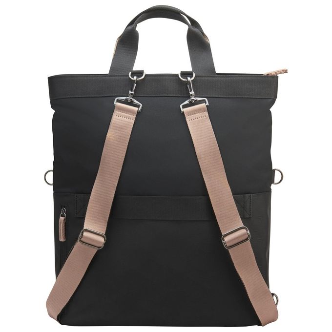 HP 9C2H1AA Borsa-zaino Convertibile per Laptop 14.1'' Zaino Pieghevole Tote Borsa a Mano e Tracolla colore Nero