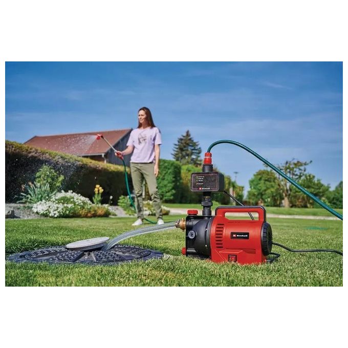Einhell 4174230 Flussostato Elettronico per Pompa da Giardino 10 bar con Valvola di Non Ritorno e Protezione da Funzionamento a Secco 1,45 m colore Nero