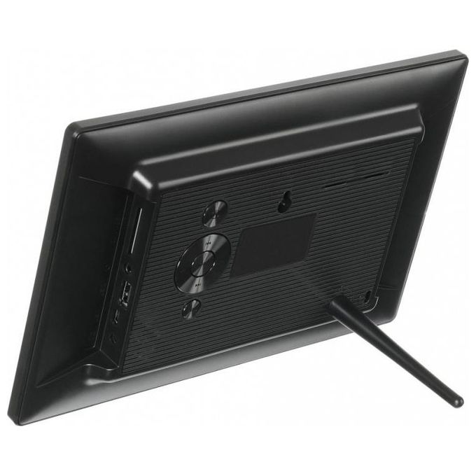 Braun 21263 DigiFrame 1096 Cornice Digitale Display IPS 10.1'' Risoluzione 1920x1080 Pixel Memoria Interna 16 GB Formati JPEG MP3 AVI HDMI Telecomando Incluso colore Nero