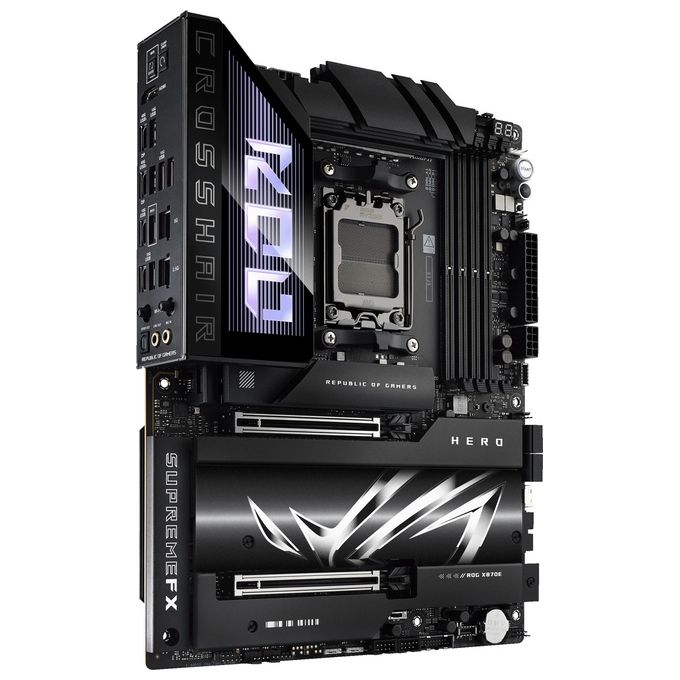 ASUS 90MB1IE0-M0EAY0 ROG CROSSHAIR X870E HERO Scheda Madre ATX Socket AM5 DDR5 192 GB PCIe 5.0 Wi-Fi 7 Bluetooth 5.4 colore Nero