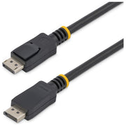 StarTech Cavo DisplayPort 1.2 da 5m, Cavo DisplayPort Certificato VESA 4K x 2K Ultra HD, Cavo Video DP-DP per Monitor-Display, Cavo Monitor con Connettori DP a Scatto (DISPL5M)