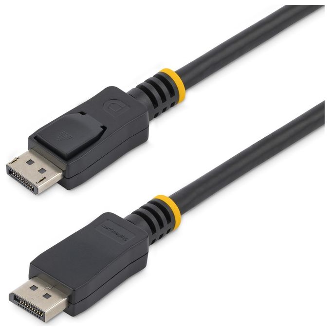StarTech Cavo DisplayPort 1.2 da 5m, Cavo DisplayPort Certificato VESA 4K x 2K Ultra HD, Cavo Video DP-DP per Monitor-Display, Cavo Monitor con Connettori DP a Scatto (DISPL5M)