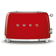 Smeg TSF01RDEU Estetica 50's Style Tostapane 2 Fette 6 Livelli di Doratura Rosso