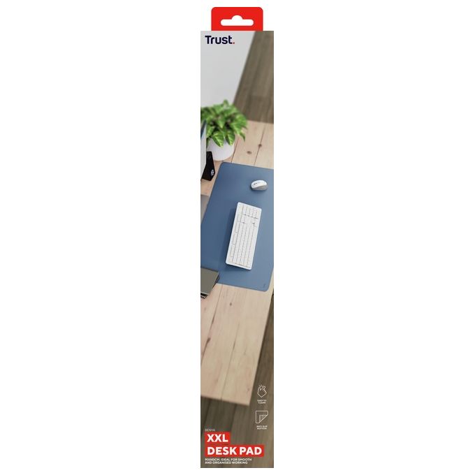 Trust Tappetino Mouse Benya XXL Blu
