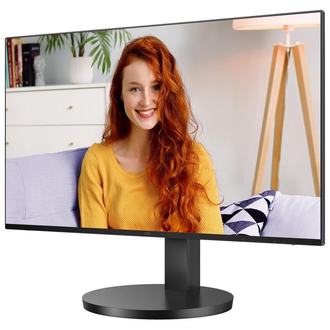 AOC AOC 24B3CF2 Monitor 23,8'' LED IPS Full HD 100 Hz USB-C 65W PD Hub USB Altoparlanti Regolabile in Altezza colore Nero
