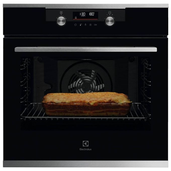 Electrolux KOFDP76X Serie 600 Forno da incasso Elettrico Pirolitico 72 L Classe A+ SurroundCook Multifunzione Touch Control (59x60x57 cm) colore Acciaio Inox