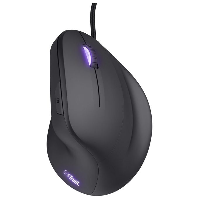 Trust GXT 144 Rexx Mouse Usb Ottico 10000Dpi Mano Destra Nero