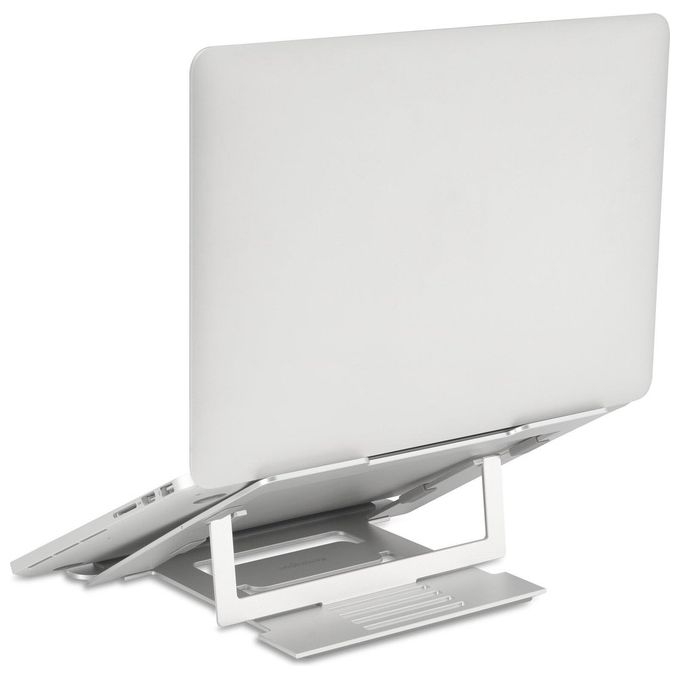Kensington K50417WW Easy Riser Supporto per Laptop Regolabile in Alluminio 6 Livelli di Altezza e Angolazione Fino a 16'' 5 Kg colore Grigio