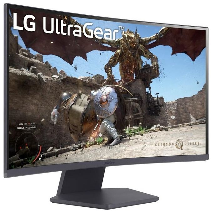 LG 27GS60QX-B Monitor PC 27'' 2560 x 1440 Pixel Quad HD LCD Curvo 1 ms 180 Hz HDR10 colore Nero