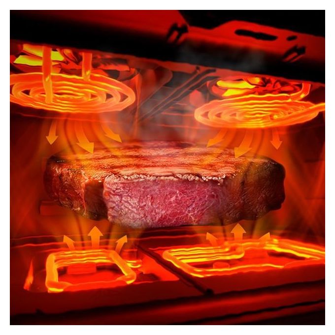 Cecotec CECOFRYandGRILL DUOHEAT 10000 Friggitrice ad aria 10 L 2800 W 10 Programmi Display Touch colore Nero