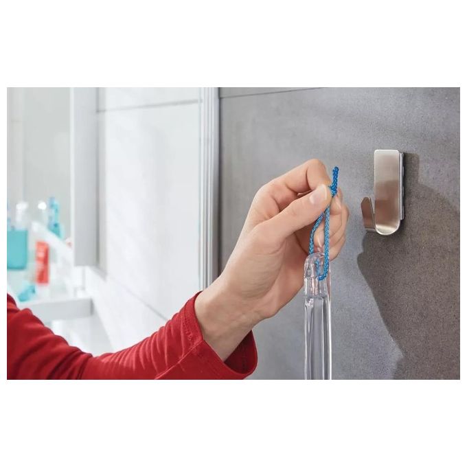 Tesa Gancio Appenditutto in Acciaio Powerstrips Waterproof