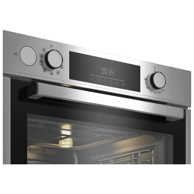 Beko 7757883879 Beyond Forno da incasso Multifunzione a Vapore 72 L Classe A+ SteamAssist AeroPerfect (59.4x59.5x56.7 cm) colore Acciaio inox