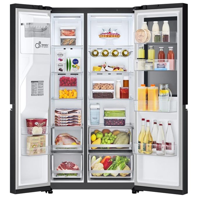 LG GSGV81EPLL InstaView Frigorifero Side by Side 635 L 179 cm Classe E 36 dB Total No Frost Wi-Fi Dispenser colore Nero
