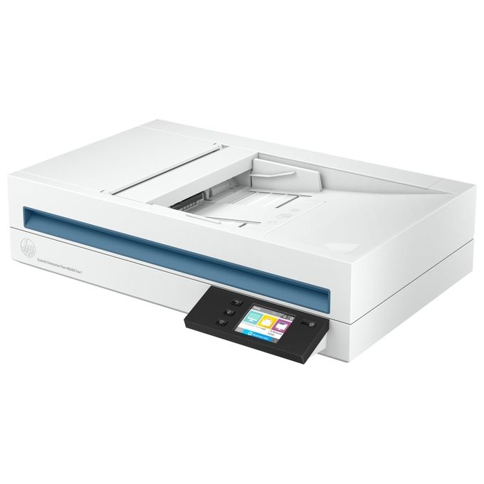 HP 20G08A#B19 ScanJet Enterprise Flow N6600 fnw1 Scanner Piano ADF 1200x1200 DPI A4 50 ppm Wi-Fi Ethernet colore Bianco
