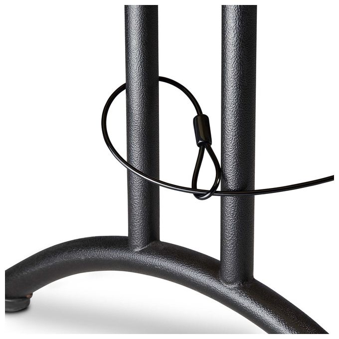 StarTech.com 3M4-DESK-LOCKING-KIT Kit di Sicurezza per Laptop e Periferiche Cavo in Acciaio 3m Serratura a Combinazione 4 Cifre Testine Semipermanenti e Rimovibili colore Nero Argento