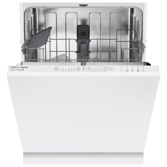 Candy CI3E9E0W Rapido Lavastoviglie Incasso a Scomparsa Totale 13 coperti Classe E 49 dB Motore Inverter Partenza Ritardata (82x60x55 cm) colore Bianco