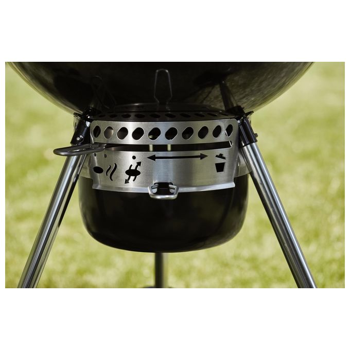 Weber GBS E-5750 Grill Antracite con Carrello Nero-Argento