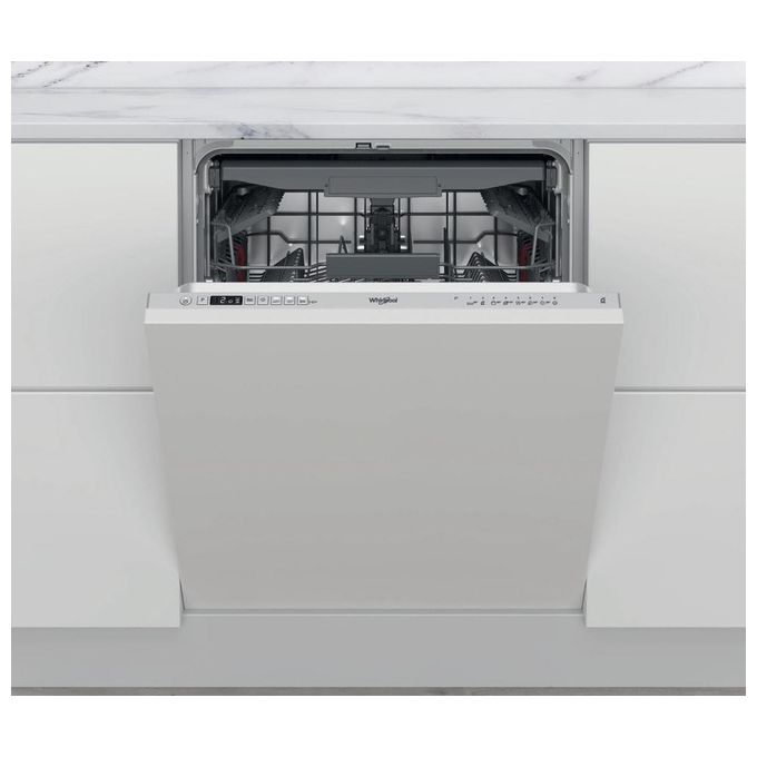 Whirlpool WIC3C33F Lavastoviglie da Incasso 14 coperti Classe D 43 dB 8 programmi 6° Senso NaturalDry (82x60x55 cm) colore Argento