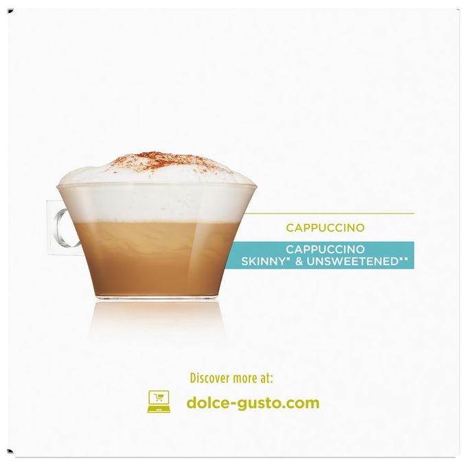 Nescafe' Dolce Gusto Cappuccino Skinny-Light Capsule Caffe' 16 Pezzi