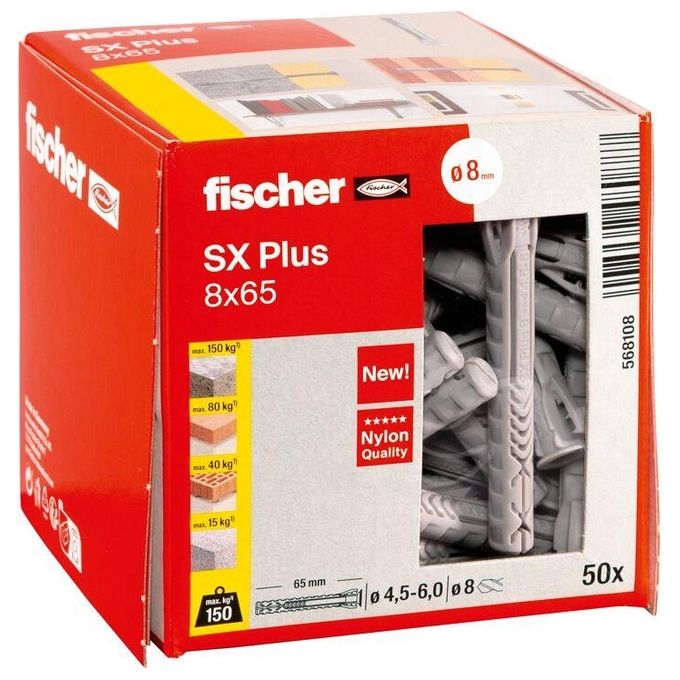 Fischer Tasselli SX 8x65 50 Pezzi