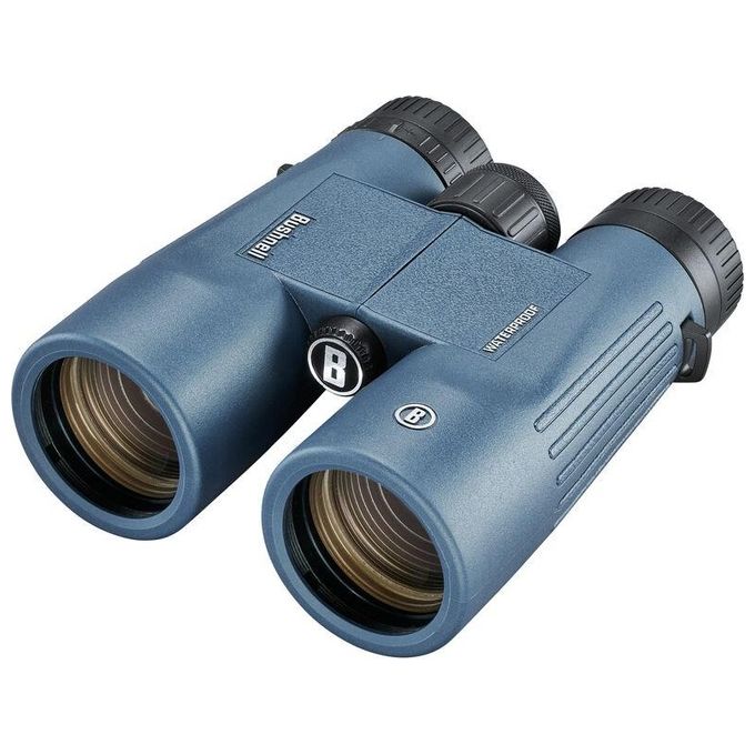 Bushnell 150142R H2O 2 Binocolo 10x42 Prismi Roof Impermeabile Antiappannamento Fully Multi-Coated colore Blu scuro
