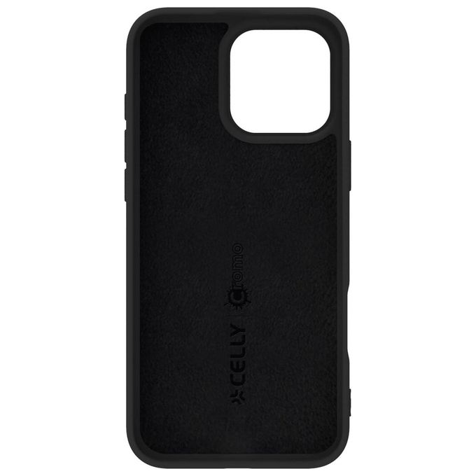 Celly Cromo Cover per iPhone 16 Pro Max Nero