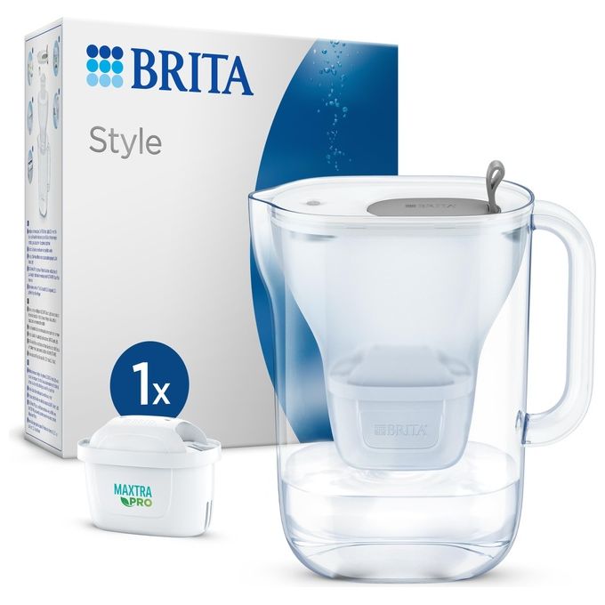 Brita Caraffa Filtrante Premium Style Grey MXPro