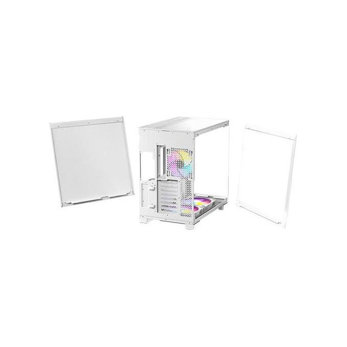 Antec C8 ARGB WHITE Case PC Full Tower Supporto E-ATX Vetro Temperato Senza Cuciture 2 Ventole 160 mm 1 Ventola 140 mm ARGB PWM USB Type-C 360 mm Radiatore colore Bianco