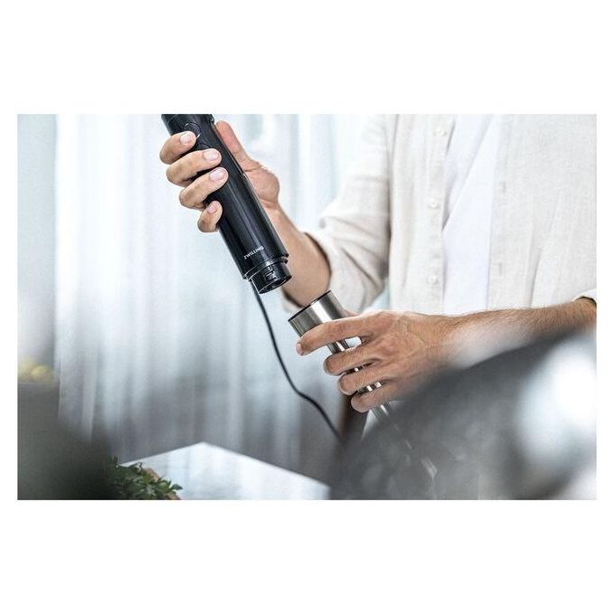 ZWILLING 1021605 Enfinigy Frullatore a immersione 800W 9 velocita' regolabili con funzione pulse Lama alettata Piranha Bicchiere 600 ml BPA-free colore Nero