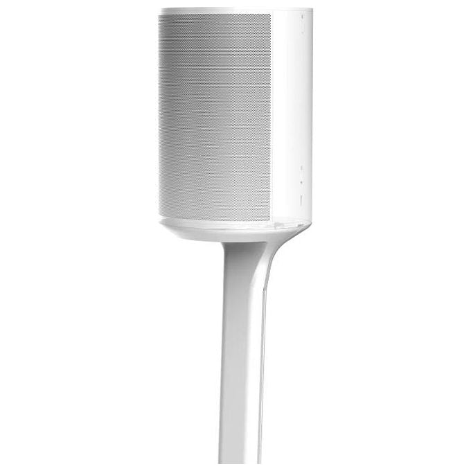 Flexson FLXE100FS1011EU Supporto a Pavimento per Altoparlante Compatibile Sonos Era 100 Materiale Acciaio e Alluminio colore Bianco
