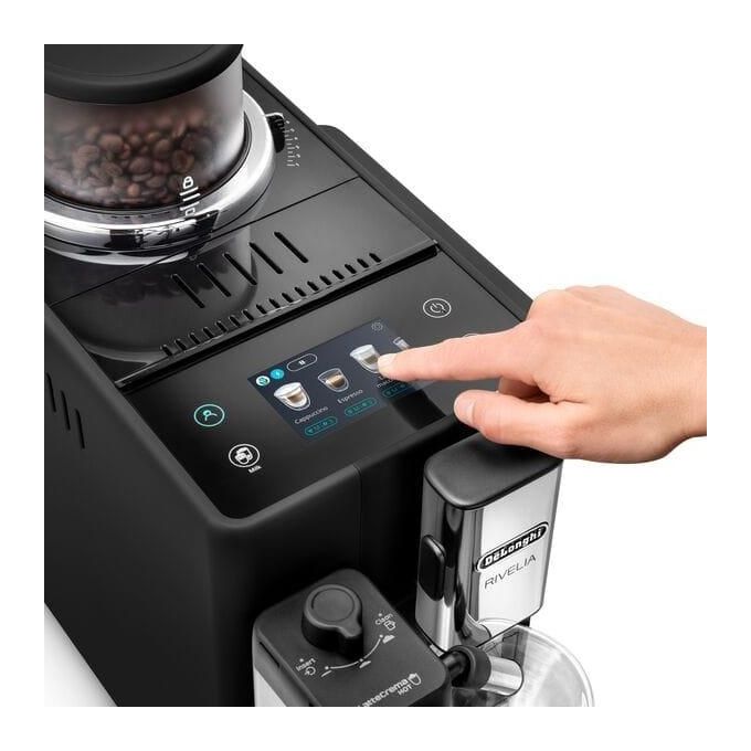 De'Longhi EXAM440.55.G Rivelia Macchina da caffe' Automatica 1,4 L 19 bar 1450 W Bean Switch LatteCrema Hot colore Grigio