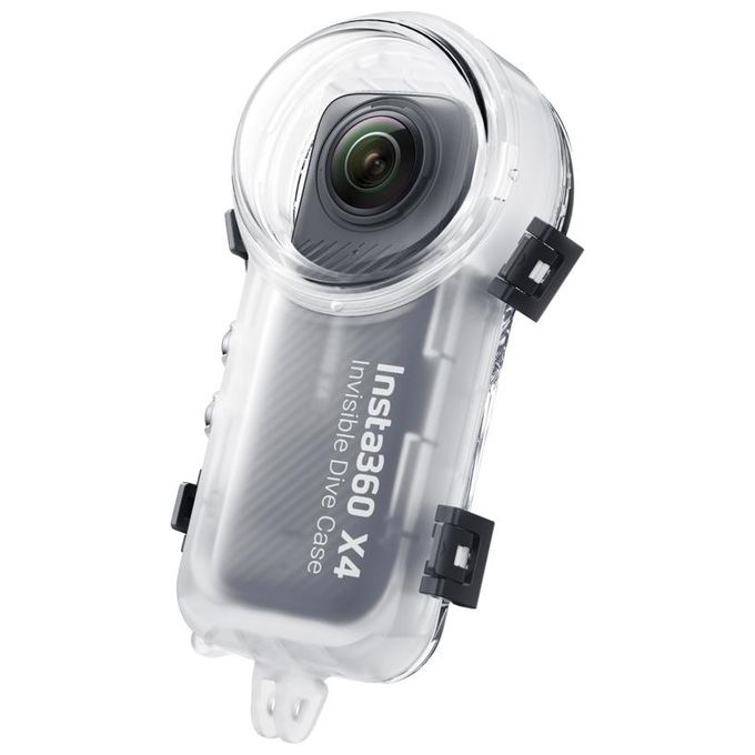 Insta360 IN360-X4 Case Subacqueo Invisibile per X4 Impermeabile fino a 50 m Trasparente