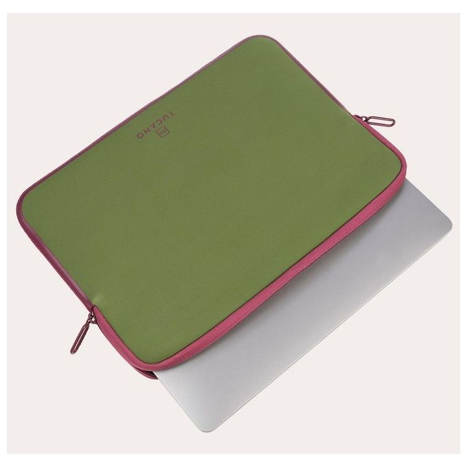 Tucano BF-E-MB213-V Elements Second Skin Custodia a Tasca Notebook 13'' Neoprene MacBook Pro Air colore Verde
