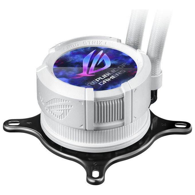 ASUS 90RC00W2-M0UAY0 ROG Strix LC III 360 Raffreddatore Liquido AIO 3 Ventole 120 mm Display LCD Programmabile ARGB Bianco