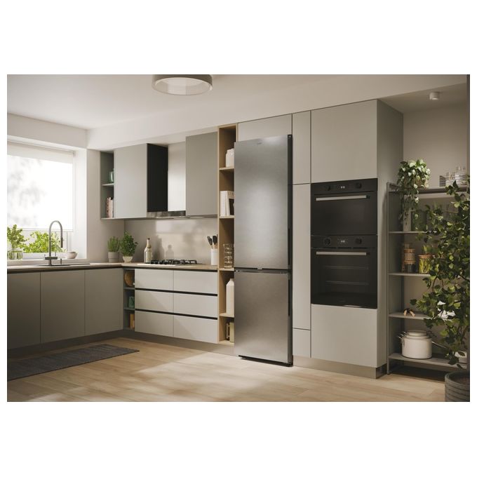 Candy CNCQ2T620EX Fresco 300 Frigorifero Combinato 409 L 205 cm Classe E 38 dB Total No Frost colore Inox