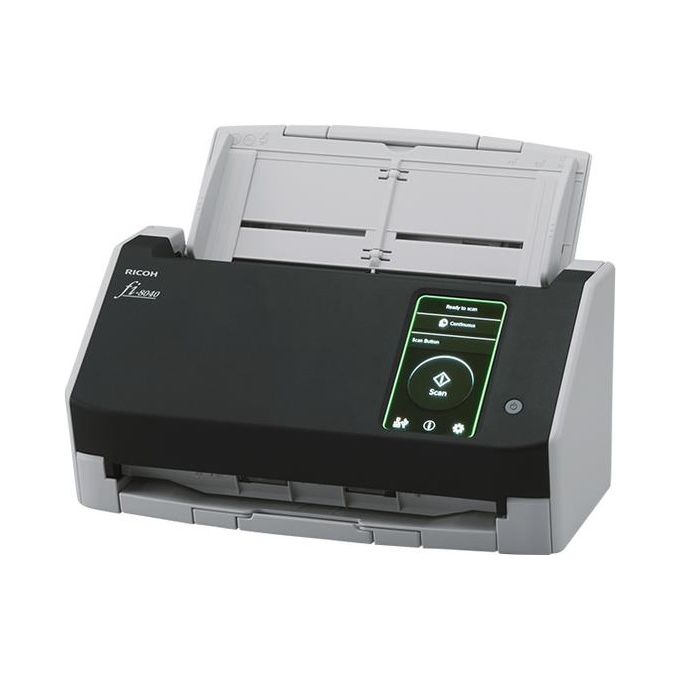 Ricoh 4939761313615 fi-8040 Scanner ADF Duplex 40 ppm 80 ipm Touch Screen 600 x 600 DPI colore Nero Grigio