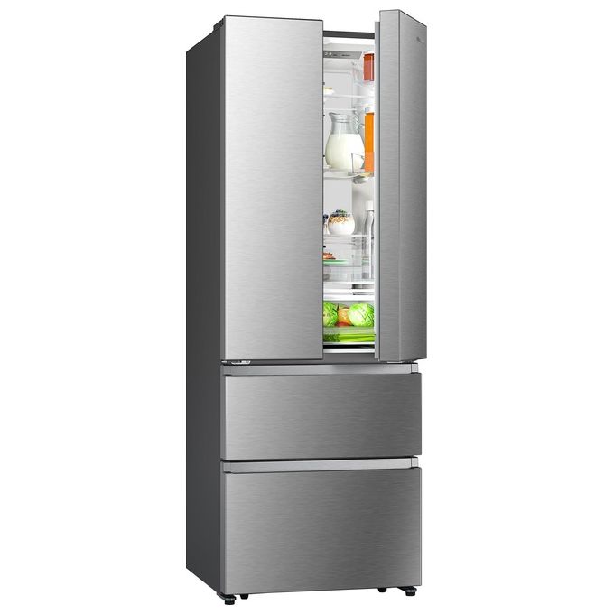 Hisense RF632N4BCE Frigorifero French Door 485 L 200 cm Classe E 38 dB Total No Frost Multi Air Flow colore Acciaio Inox