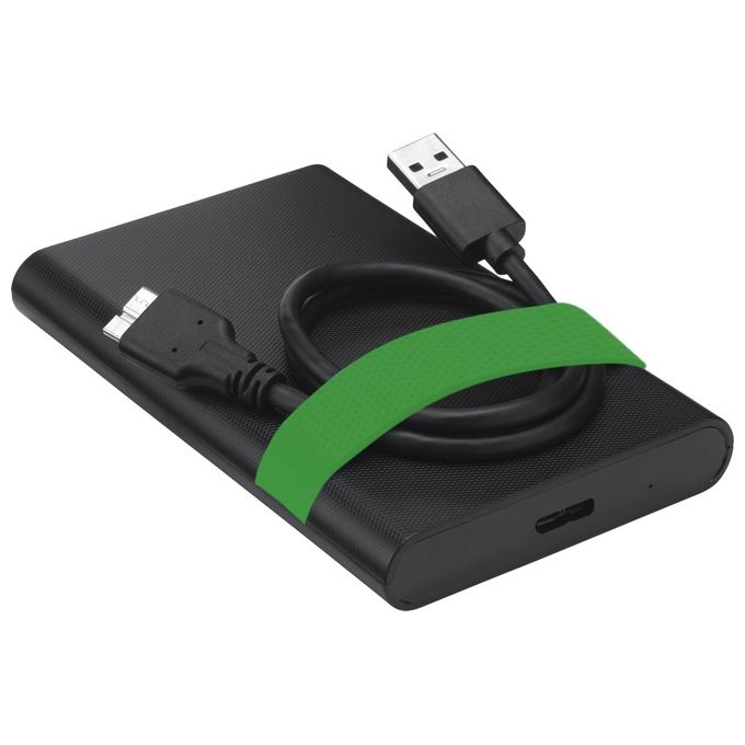 Verbatim 53111 Disco Rigido Esterno 2.5'' 512 GB USB 3.2 Gen 1 5400 rpm Plug and Play colore Nero Verde