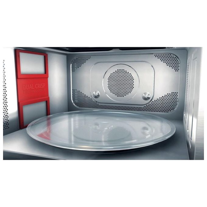 Whirlpool MWSC 9133 SX Supreme Chef Forno a microonde Combinato 33 L 1000 W Grill Vapore Crisp 6° SENSO colore Acciaio Inossidabile